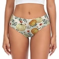 thumbnail image 1 of Balery Autumn Pumpkins Leaves Ropa Interior de Algodón para Mujer con Dibujo – Braguitas Cómodas y Elásticas, Estilo Clásico-XX-Large, 1 of 6