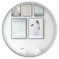 thumbnail image 5 of OVALCREST - London Framed Circle Mirror - Silver Spray 25 1/8" x 25 1/8", 5 of 7