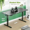 thumbnail image 2 of edx Electric Standing Desk, Height Adjustable Desk, 55 x 24 Inches Ergonomic Stand up Desk, 2 of 5