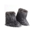 thumbnail image 2 of Winter Knee High Boots - Pull-On Faux Fur Round Toe Fashion Suede Comfy Plush Warm Flat Party Dressy Boots for Women (Outdoor & Indoor Use), 2 of 10