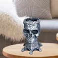 thumbnail image 3 of con retro, estatuil de resina, modelo escultórico, , Pta Sunnimix Maceta de mesa con calavera, 3 of 8