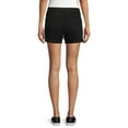thumbnail image 3 of Time and Tru Women's Pull-On Denim Shorts, 5" Inseam, Sizes XS-XXL, 3 of 5