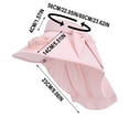 thumbnail image 3 of Fan Hat Outdoor Fan Sun Visor Hat with USB Fan 360 Degree Fan Rotating Sun Visor 3 Wind Speed and USB Rechargeable Protection Large Sun Hat Hollow Hat Cooling Fan Hats for Women,for Hot Summer, 3 of 6