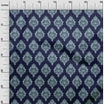 thumbnail image 3 of oneOone Georgette Viscose Dark Blue Fabric Block Sewing Material Print Fabric By The Yard 42 Inch Wide-04, 3 of 6