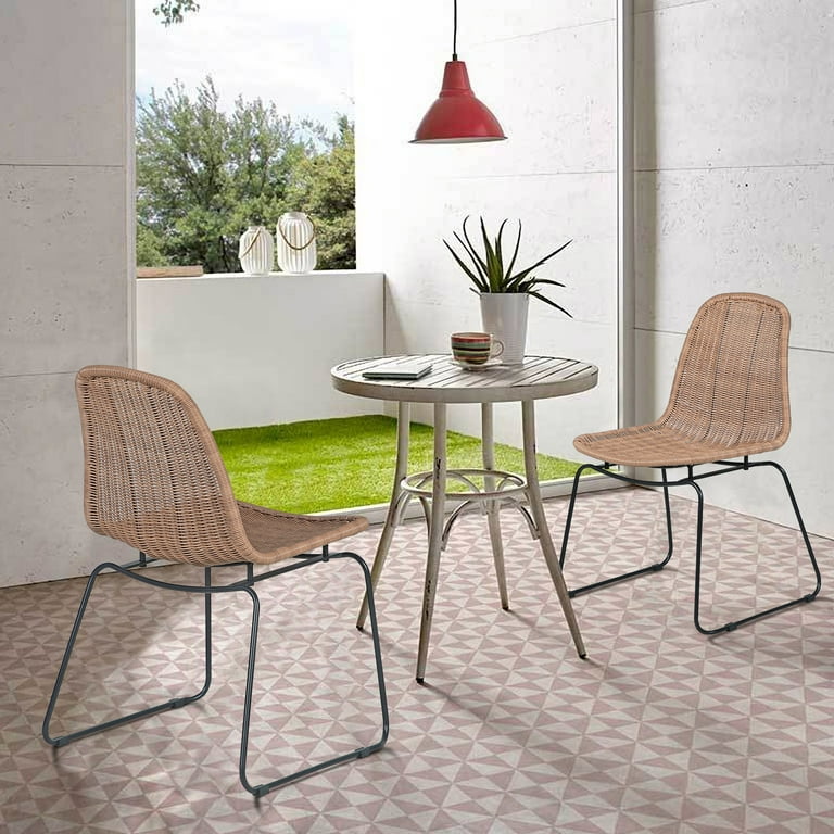 Armless wicker outdoor dining chairs sales