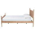 thumbnail image 4 of Baxton Studio Laurent Mid-Century Platform Bed, Queen, Beech Brown, 4 of 9
