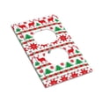 thumbnail image 3 of ZICANCN Outlet Covers Wall Plate, Winter Snowflake Vintage Deer Light Switch Cover Decorative, Duplex Toggle Combo 1-Gang, 3 of 9