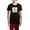 With Red Plaid Pant, variant on CafePress - Ukraine Pajamas - Women's Short Sleeve Print T-Shirt and Pants Dark Cotton Pajama Set