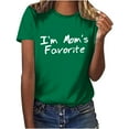 thumbnail image 2 of Otvok Womens Short Sleeve Tops Casual Solid Color Ladies Summer Blouses Dressy Plus Size T-Shirts, 2 of 6