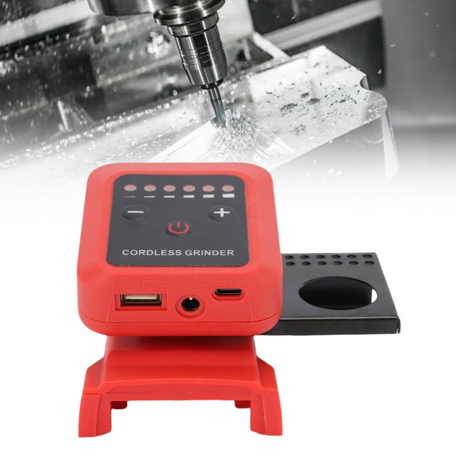 Kit d'Outils Sans Fil 6 Vitesses 6000 à 18000 Tr/min à Batterie avec Sortie USB Type C