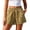 Khaki women elastic waist pants with pockets a1, variant on Cagogo Women's Elastic Waist Shorts with Pockets Casual Loose Wide Leg Shorts Summer Beach Vacation Flowy Trousers for Lounge Travel Fashion Clothes, Gray S