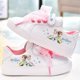 thumbnail image 1 of Nuevos zapatos de pu para niñas de otoño de Disney, zapatos blancos informales para niños, versión coreana de los zapatos deportivos salvajes para la escuela primaria, 24 plantillas de 16cm Gao Jinjia LED, 1 of 2