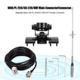 thumbnail image 3 of NL-770S Antena De Radio Para Automóvil De Doble Banda VHF/UHF 144/430MHz 2.15/3.0dBi Con Diseño Impermeable, Cubierta Magnética De Goma, Cable De 5 M, 3 of 7