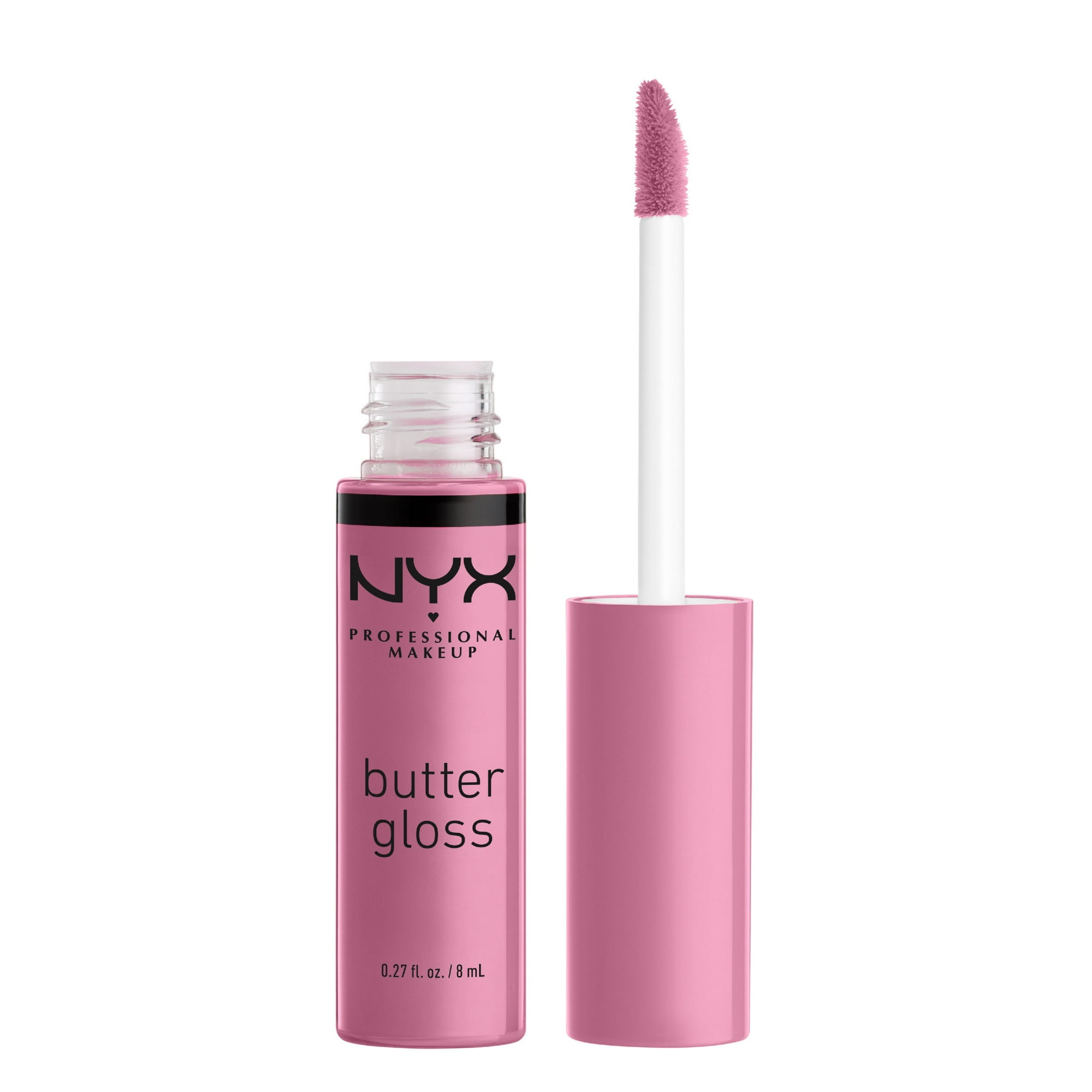 NYX Professional Makeup Butter Gloss Non-Sticky Lip Gloss Eclair 0.27 Oz
