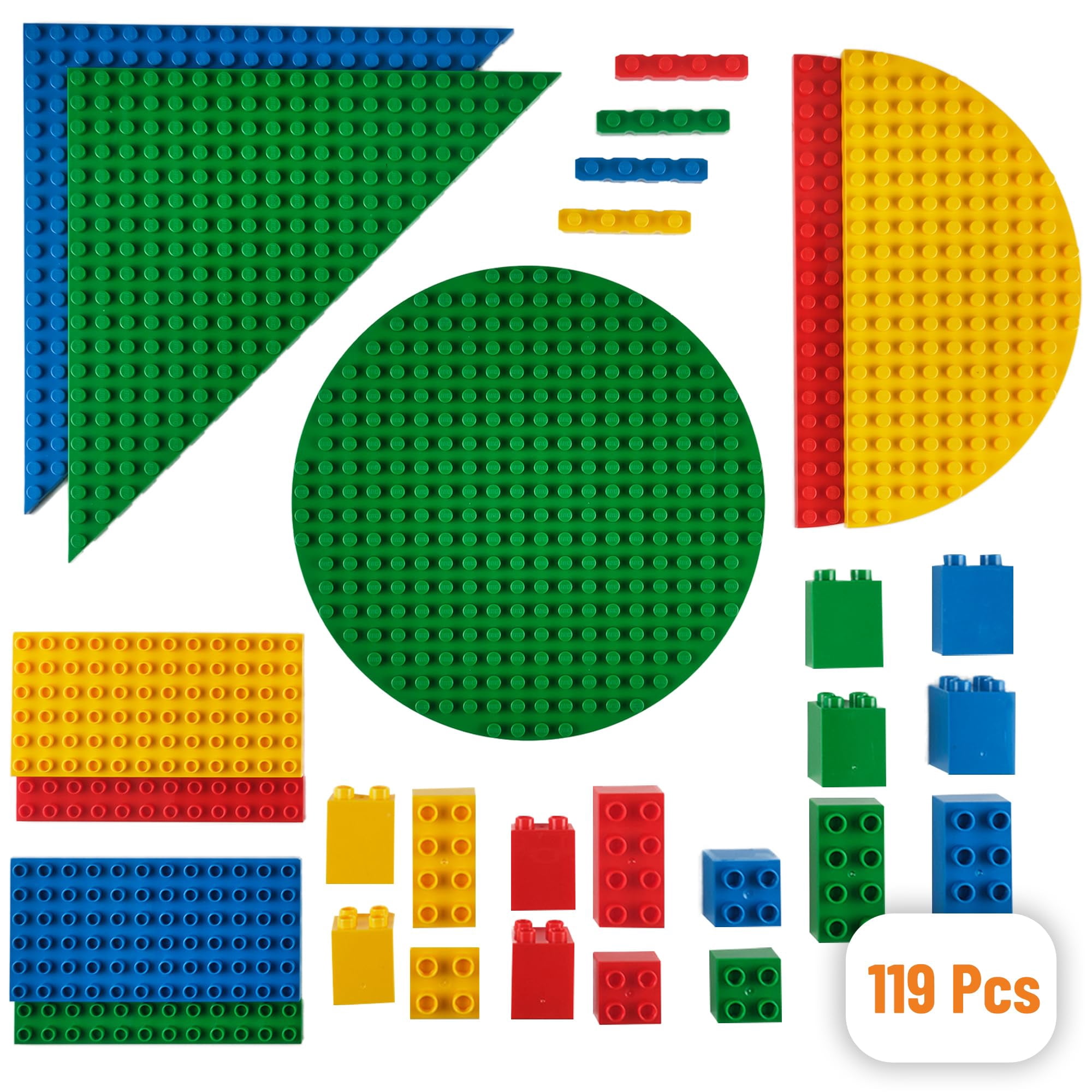 Strictly Briks Compatible with Lego Duplo Toy Building Blocks for Kids ...