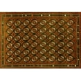 thumbnail image 1 of Ahgly Company Machine Washable Indoor Rectangle Oriental Yellow Industrial Area Rugs, 4' x 6', 1 of 4