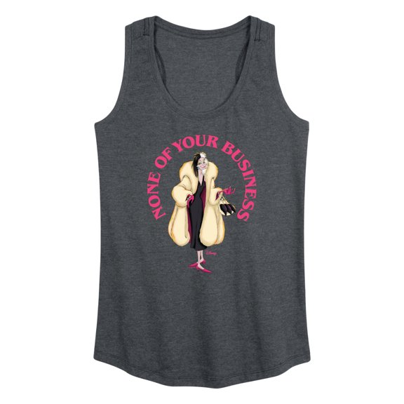 Disney Villains - None Of Ur Business - Women's Racerback Tank Top