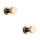 thumbnail image 1 of Kearding Ganchos para toallas modernos de cobre para baño - Aplicaciones amplias Colgador de material de latón adhesivo de diseño moderno de Type2 NO2, 1 of 6