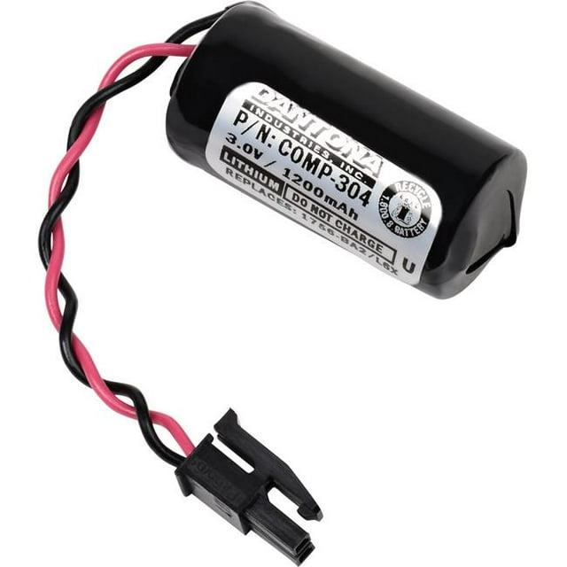 Dantona COMP-304 3V & 1200 mAh Replacement PLC Battery for Allen Bradley 94811501