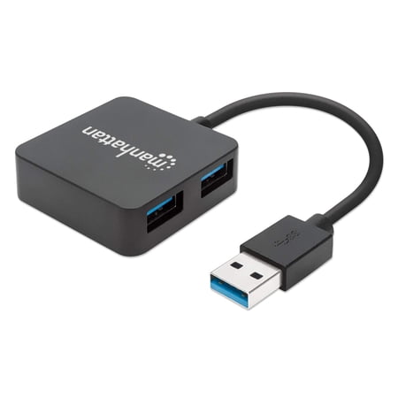 UPC: 0766623162296 | Manhattan SuperSpeed USB 3.0 Hub with 4 USB-A Ports  5 Gbps  Bus Powered