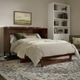 thumbnail image 2 of Santa Fe Lit Escamotable Coffre en Bois Format Grand avec Matelas et Chargeur Intégré, Noyer, 2 of 19