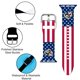 thumbnail image 3 of Compatible Con Apple Watch Retro Black History 38/40/41/42/44/45 Mm Para Mujeres Y Hombres, Silicona Suave, Regalos De Juneteenth, Decoraciones, Pulsera De Repuesto Para Iwatch Series 9, 8, 7, 6, 5, 4, 3 of 5