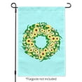 thumbnail image 2 of Summer Wreath Sunflowers  Garden Yard Flag, 2 of 3