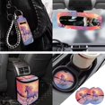 thumbnail image 3 of Yuyamidu Running Horse Car Interior Sets Car Front Back Seat Covers Steering Wheel Cover Seatbelt Shoulder Pad Trash Bin Rearview Mirror Cover Coasters Keychain Lipstick Holder 13pcs, 3 of 7