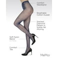 thumbnail image 3 of MeMoi Women's Framed Diamonds Nylon Net Tights - Womens - Female (Small/Medium, Poseidn), 3 of 9