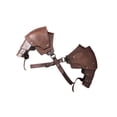thumbnail image 1 of Faux Leather Medieval Shoulder Pauldron PU Shoulder Pauldron Knight for Costume Accessory Party Brown, 1 of 9