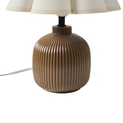 Home Decor Collection 12.5 Brown Ceramic Table Lamp