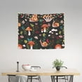 thumbnail image 2 of Kdxio Mushroom With Snails Wall Hanging Tapestries Banner For Bedroom College Dorm Home Living Room Party Decor 29X37 In, 2 of 8