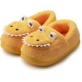 thumbnail image 2 of Kids Boys Girls Cute Cartoon Gator?Slippers?Winter Warm?Furry Animal House Shoes?Toddler?Indoor Bedroom Shoe, 2 of 6