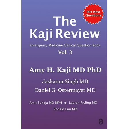 UPC: 9781949510119 | The Kaji Review Vol. 3 : Emergency Medicine Clinical Review Book (Paperback)