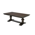 thumbnail image 4 of Cappuccino Wood Extendable Dining Table with 24" Removeable Leaf, 4 of 7