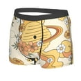 thumbnail image 2 of Kll Groovy Floral Men'S Cotton Boxer Briefs Underwear-Small, 2 of 9