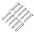 thumbnail image 5 of Single Hole Clevis Pins,8mm x 35mm Flat Head Zinc-Plating Steel  10Pcs, 5 of 5