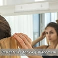 thumbnail image 4 of Hair Extension Hanger, Acrylic Lightweight Display Holder With Dual Locking Suction Cups, Space Saving Design, Wide Application, 4 of 8