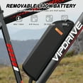thumbnail image 4 of VIPDRIVE Electric Bike for Adults with 750W/500W Motor, 48V 15AH Samsung Cells Battery, 26" Electric Bicycle Fat Tire Ebike 26MPH 50Miles Mountain Beach Snow E-Bike, 7 Speed Gear, UL 2849 Certified, 4 of 7