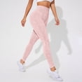 thumbnail image 2 of BODOAO Women's Wash Tight Fitness Yoga Pants Wash High Waisted Running Pants Butt Lifting Leggings for Women Impact Gym Seamless Workout Leggings Mid Low Waist Tummy Control Yoga Pants Pink L, 2 of 8