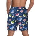 thumbnail image 4 of Fotbe Party Shark Cute Men’s Swim Trunks Quick Dry Swim Shorts Board Shorts with Mesh Lining-X-Large, 4 of 9