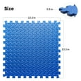 thumbnail image 2 of REKHH Puzzle Exercise Mat, EVA Interlocking Foam Floor Tiles for Home Workout Equipment and Kids' Play Areas -, 24 in x 24 in x ½ in, Blue 36 Tiles, 2 of 7