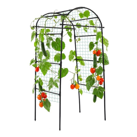 Soporte metálico para trepar Garden Arch Trellis Lalahoni, 203 cm