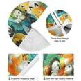 thumbnail image 2 of FMSHPON Forest Xmas Christmas Tree Skirt Stand Mat for Holiday Party Decoration Indoor Outdoor 48 inches, 2 of 6