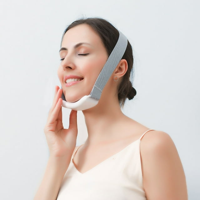 LSLJS V Line Electric Face Massager, Rechargeable 9 Gears Shaping Facial Lifting Belt for Business, massager
