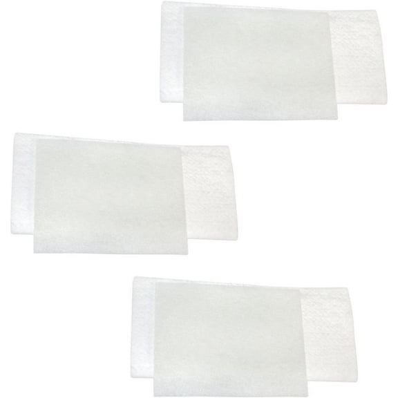HQRP 3-Pack Air Clean Filter Kit for Miele Dynamic U1 Series AutoEco, Cat & Dog, Jazz, Limited Edition, Twist, Homecare, Salsa, Maverick Upright Vacuum Cleaners
