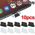 thumbnail image 2 of Protector de puerto de carga USB tipo C, tapa de silicona antipolvo para Samsung, Huawei, Xiaomi, 10 unidades, 2 of 4