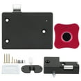 thumbnail image 1 of Cerradura inteligente con huella dactilar para el hogar, gabinete de aleación de aluminio, cerradura eléctrica pequeña para cajón de gabinete, forma de flor, color rojo, 1 of 5