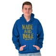 thumbnail image 3 of Made His Image Jesus Christian Hoodie Sweatshirt Women Men Brisco Brands S, 3 of 6