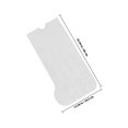 thumbnail image 2 of Raindrops Housse Blanche pour Douche Protège-Jambe Souple Facile à Utiliser Réutilisable, 2 of 8